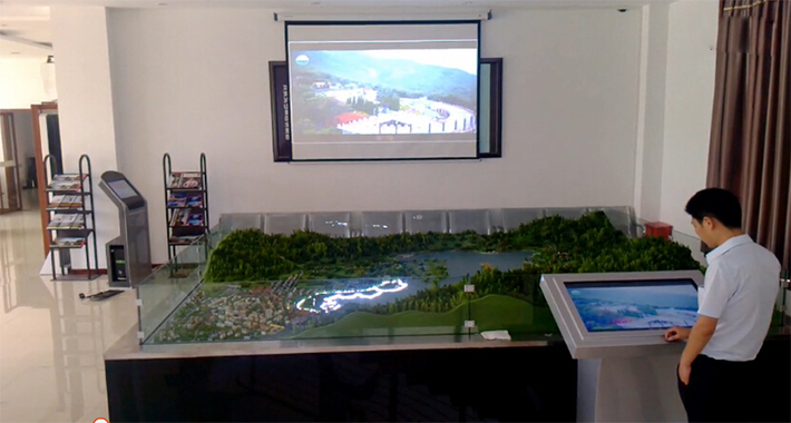 图3：邛海泸山景区电子沙盘