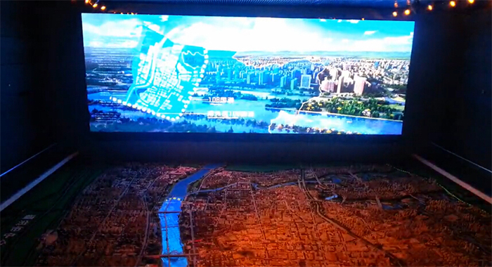 图3：临汾市规划电子沙盘