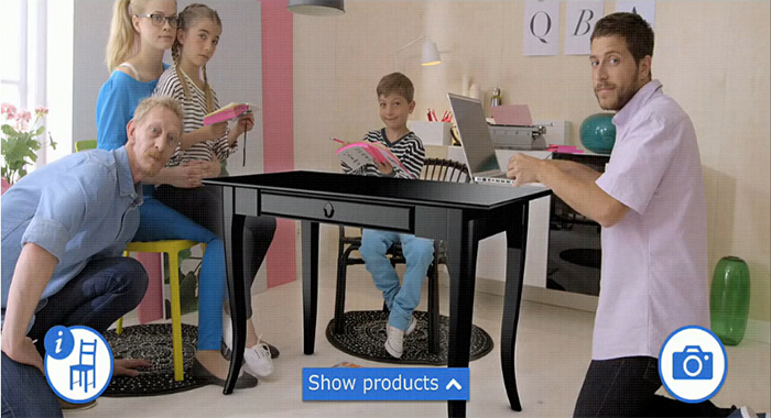 图1：宜家增强现实虚拟家具