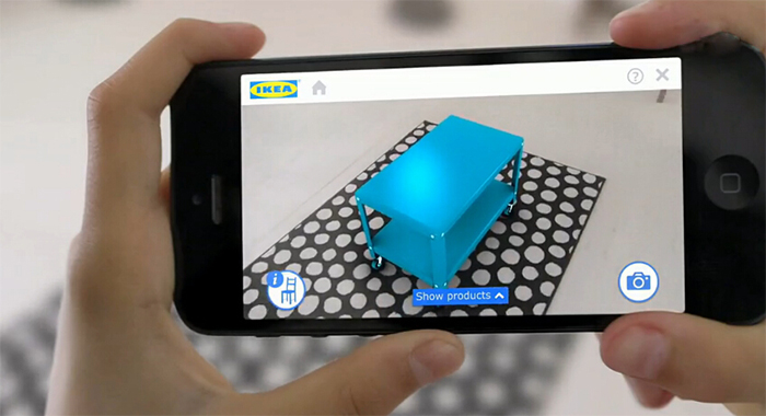 图3：宜家增强现实虚拟家具