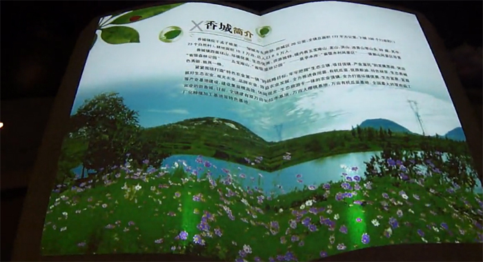 图3：香城镇城市规划虚拟翻书