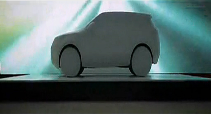 图2:揽胜极光汽车3D立体投影