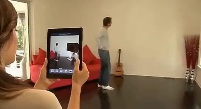 图3：最新iPad增强现实展示