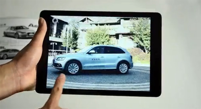 图3：未来奥迪汽车增强现实技术展示