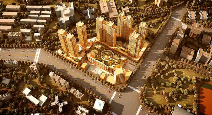 中汇广场建筑动画1