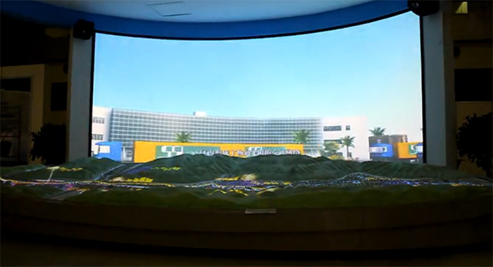 图4：青海省海东工业园区3D数字沙盘