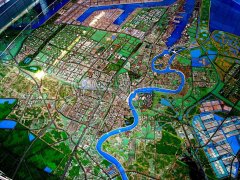城市发展的缩影-城市规划沙盘模型